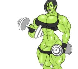 @prissy_13 breasts futanari muscular_futanari orc orc_futanari penis pyss solo solo_futa tagme world_of_warcraft