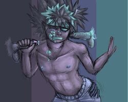 blue_cum gay hiei male male_only multiple_males tagme yaoi yu_yu_hakusho