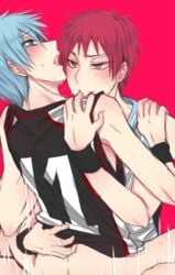 kuroko's_basketball kuroko_no_basuke male_only seijuro_akashi tagme tetsuya_kuroko