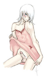 crossdressing gay kingdom_hearts lingerie male_focus male_only nightgown nightie pinup riku solo solo_focus tagme yaoi