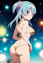 1girls 2025 ai_generated ass ass_focus blue_eyes blue_hair bubble_ass bubble_butt butt_focus female female_focus female_only human human_only light-skinned_female light_skin looking_at_viewer looking_back madoka_worship magia_record:_mahou_shoujo_madoka_magica_gaiden magical_girl mahou_shoujo_madoka_magica minami_rena puella_magi_madoka_magica tsundere twintails white_skin white_skinned_female