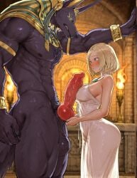 1girls abs ai_generated anthro anthro_on_female anubian_jackal anubis big_balls big_breasts big_penis canid canine canine_genitalia canine_penis canis erection explicit female floresai huge_ass huge_breasts jackal knot knotted_penis male muscular muscular_male narrow_waist patreon patreon_url patreon_username pecs penis precum size tagme thick_thighs voluptuous wide_hips