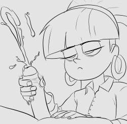 1girls artist_name artist_request bored cum ejaculation female foreskin gravity_falls handjob indifferent pacifica_northwest penis tagme_(artist) uncircumcised
