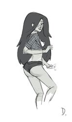 1girls disclaimer disney disney_channel disney_xd female female_only gravity_falls monochrome nipples solo straight_hair tagme wendy_corduroy