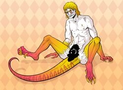 censored diego_brando jojo's_bizarre_adventure male male_only ren(artist) scary_monsters steel_ball_run tagme