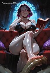 1boy 1boy1girl 1girls 4k absurd_res absurd_resolution absurdres ai_assisted ai_generated armpits ass beast_boy big_breasts black_leotard black_swimsuit breasts dc dc_comics dcamu dcau dceu emo feet feet_on_penis foot_fetish footjob garfield_logan gigantic_breasts goth goth_girl green_penis green_skin hi_res high_quality high_resolution highres huge_ass huge_breasts imminent_sex implied_sex latex leotard loracore massive_ass massive_breasts massive_butt massive_thighs massive_tits plump purple_eyes purple_hair rachel_roth raven_(dc) suggestive suggestive_gesture suggestive_look suggestive_pose suggestive_posing swimsuit teen_titans thick_thighs toes toes_on_penis wide_hips
