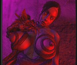 1girls angry_expression brainwashed camera_view claire_redfield corrupted corruption enemy_conversion female glowing_eyes heels infected mind_control mutation nude_female resident_evil tentacle tentacle_in_pussy tentacle_on_breast tentacle_on_neck tentacle_on_nipple tentacle_penetration