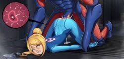 1boy 1boy1girl 1girls ass background bad_end blonde_hair blue_eyes bodysuit broken_rape_victim captured captured_heroine clenched_teeth clothed_sex clothing corruption crying crying_with_eyes_open cum cum_in_pussy cum_inside cum_overflow defeat_sex defeated defeated_heroine doggy_style dominated edit empty_eyes face_down_ass_up female female_protagonist fit fit_female from_behind fucked_into_submission fucked_silly game_over gun hair_between_eyes human impregnation interspecies larger_male light-skinned_female long_hair male metroid mind_break monster monster_rape nintendo patreon penetration penis ponytail rape reit rolling_eyes samus_aran sex sex_from_behind size_difference slim_waist smaller_female space_pirate_(metroid) sperm_meets_ovum spread_legs suit tears thrusting torn_bodysuit torn_clothes unwanted_creampie unwanted_impregnation vaginal_penetration wide_hips x-ray xenophilia zebesian zero_suit zero_suit_samus