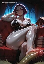 1boy 1boy1girl 1girls 4k absurd_res absurd_resolution absurdres ai_assisted ai_generated armpits ass beast_boy big_breasts black_leotard black_swimsuit breasts dc dc_comics dcamu dcau dceu emo feet feet_on_penis foot_fetish footjob garfield_logan gigantic_breasts goth goth_girl green_penis green_skin hi_res high_quality high_resolution highres huge_ass huge_breasts imminent_sex implied_sex latex leotard loracore massive_ass massive_breasts massive_butt massive_thighs massive_tits plump purple_eyes purple_hair rachel_roth raven_(dc) suggestive suggestive_gesture suggestive_look suggestive_pose suggestive_posing swimsuit teen_titans thick_thighs toes toes_on_penis wide_hips