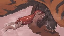 animal_genitalia animal_penis arcanine balls big_balls big_penis bodily_fluids canid canine canine_genitalia canine_penis cum cum_drip cum_on_balls cum_on_hand cum_on_penis cum_string cumshot digital_media_(artwork) disembodied_hand dripping drippingfangs duo ejaculation erection feral finger_in_sheath fur generation_1_pokemon genital_fluids genital_focus genitals hand_on_knot hand_on_penis hi_res holding_another's_knot holding_another's_penis holding_knot holding_penis knot knot_grab male mammal messy nintendo nude penis penis_focus pokemon pokemon_(species) precum precum_on_balls precum_on_hand precum_on_own_penis precum_on_penis precum_string sheath sheath_play solo_focus
