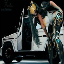 bunny_ears bunny_girl bunny_suit bunnygirl descendant mercedes-benz the_first_descendant truck_(vehicle) ultimate_bunny