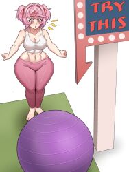natsuki (doki doki literature club) from doki doki literature club by ytrall