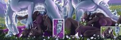 absurd_res black_body black_claws black_fur black_scales blue_body blue_scales bodily_fluids breasts claws cum cum_in_mouth cum_in_pussy cum_inside cutaway dragon duo female feral fur genital_fluids genitals hi_res internal internal_vaginal male male/female mythological_creature mythological_scalie mythology oral oral_penetration penetration purple_body purple_fur purple_pussy pussy scales scalie sunhawk12 vaginal_penetration vaginal_penetration white_body white_scales