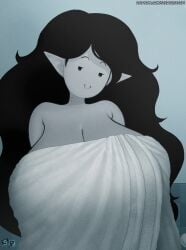 1female 1girls adventure_time big_breasts big_breasts black_hair breasts breasts cartoon_network cleavage female female female female_focus female_only huge_breasts huge_breasts ignantastro large_breasts large_tits marceline massive_breasts massive_tits solo solo_female solo_focus stardustpapi tagme towel vampire vampire_girl