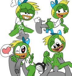 avian blank_background breadwinners cum cuntboy cuntboy_penetrated cuntboy_with_male duck gay ibispaintx intersex male precum_drip svenniehoek swaysway tagme vaginal_fluids vaginal_penetration vaginal_sex