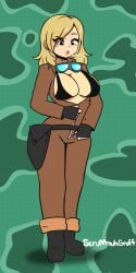 angry_face animated animated breasts in_denial inconvenient_breasts looking_down scruffmuhgruff straining straining_buttons straining_clothing struggling struggling_to_fit too_big_breasts wardrobe_malfunction zipper zipper_malfunction zipper_pull zipper_stuck zipper_wont_zip