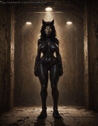 ai_generated aicabron anthro busty dark dark_skin demonic female fit horror scp-1471 scp_1471 scp_foundation solo