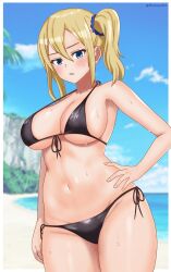 1girls areolae bare_armpits bare_arms bare_belly bare_chest bare_hands bare_hips bare_legs bare_midriff bare_navel bare_shoulders bare_skin bare_thighs beach belly belly_button big_breasts bikini bikini_bottom bikini_only bikini_top blonde_female blonde_hair blonde_hair blonde_hair_female blue_background blue_eyes blue_eyes_female blue_sky blush blush_face blushing_at_viewer blushing_female breasts busty busty_female busty_girl busty_teen clouds coast collarbone curvaceous curvaceous_body curvaceous_female curvaceous_figure curvaceous_hips curvaceous_teen curvaceous_thighs curvy curvy_body curvy_female curvy_figure curvy_hips curvy_teen curvy_thighs day daylight daytime eclypse elbows exposed_armpits exposed_arms exposed_belly exposed_chest exposed_hips exposed_legs exposed_midriff exposed_navel exposed_shoulders exposed_skin exposed_thighs female female_focus female_only fingernails fingers frown frown_eyebrows frowning frowning_at_viewer groin hair_between_eyes half_naked half_nude halterneck hand_on_hip hand_on_own_hip hand_on_own_waist hand_on_waist hayasaka_ai high_resolution high_school_student highres horizon hourglass_figure kaguya-sama_wa_kokurasetai_~tensai-tachi_no_renai_zunousen~ large_breasts lean_figure lips long_hair looking_at_viewer looking_down looking_down_at_viewer midriff naked naked_female naked_woman narrow_waist navel nipples nude nude_female nudity ocean outdoor outdoor_nudity outdoors outside plump_breasts sand school_girl sea seaside semi_nude short_hair shoulders side-tie_bikini side_ponytail sky slender_body slender_waist slim_waist soaked solo standing string_bikini swimsuit swimwear teen_girl teenage_girl teenager thick_thighs thighs underboob upper_body wet wet_belly wet_bikini wet_body wet_breasts wet_legs wet_skin wet_thighs wide_hips young_female