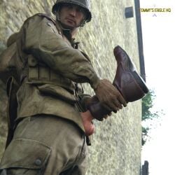 army boot_fetish boots fetish gay gay_male gay_sex jerking_off jerkingoff male masturbation medal_of_honor_airborne military soldier tommys_eagle_hq uniform ww2