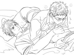 junpei_hyuga kuroko's_basketball kuroko_no_basuke male_only tagme teppei_kiyoshi