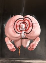 bondage censored feet rbqinori ryona spank_marks suspension