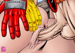 deadpool faceless_male female homo_superior leandro_comics male marvel marvel_comics mutant sex siryn superhero superheroine theresa_cassidy wade_wilson x-men