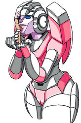 1boy 1girls 2d arcee arcee_(g1) blowjob blue_eyes fellatio female human human/robot human_on_robot male nude nude_male oral oral_sex pink_lips pussy robot robot_girl saliva size_difference straight tagme_(artist) taller_girl thick_thighs transformers transformers_g1 unknown_artist vagina white_background