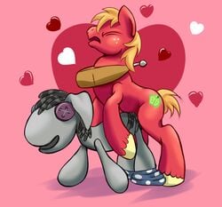 big_macintosh_(mlp) cutie_mark equid equine friendship_is_magic male male_only mammal my_little_pony pegasus plushophilia ragingsemi smarty_pants smartypants_(mlp) tail