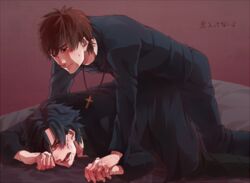 fate/stay_night fate_(series) kirei_kotomine kiritsugu_emiya tagme