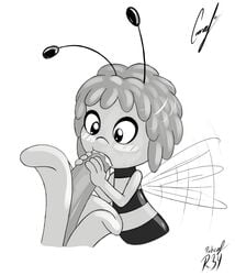 bug_girl caencel fellatio maya_(maya_the_bee) maya_the_bee