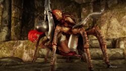 3d 3d_animation animated arachnid arachnophilia armor armored_high_heeled_boots bethesda_softworks bikini_armor bug catacombs cobweb cobwebs dungeon female female_penetrated feral feral_penetrating feral_penetrating_female feral_penetrating_human forced frostbite_spider growling heart_symbol helmet helmet_covering_face high_heel_boots high_heels human human_on_feral kardia_of_rhodes loop looping_animation male male/female male_penetrating male_penetrating_female moaning opennsfwsp penetration plume rape sex sktorus skyrim sound sound_effects spider suspended_in_midair suspended_sex suspension tagme tied_hands tied_up vaginal_penetration video web web_bondage zoophilia