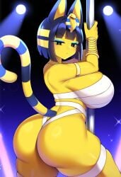 ai_generated animal_crossing ankha ankha_(animal_crossing) dan16369336 demon demon_girl female furry nintendo succubus tagme twitter_link