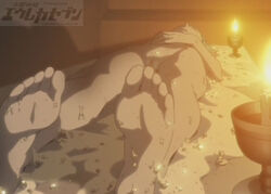 1girls eureka eureka_seven feet female female_only foot_focus solo tagme uncensored