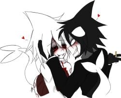 2boys bite_marks black_hair blood blush cigarette crossdressing doodle feminine_male funamusea gay_domination idate injuries kinkydaemon nonconsensual not_porn rape red_eyes sadism sadomasochism sal_(wadanohara) smiling stockholm_syndrome taboo tagme wadanohara_and_the_great_blue_sea white_background white_hair yaoi