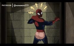 djunderground123 enmtoonz gay marvel marvel_comics peter_parker spider-man spider-man_(series) torn_clothes torn_clothing ultimate_spider-man