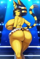 ai_generated animal_crossing ankha ankha_(animal_crossing) dan16369336 demon demon_girl female furry nintendo succubus tagme twitter_link