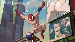 djunderground123 enmtoonz gay marvel marvel_comics naked nsfw peter_parker spider-man spider-man_(series) torn_clothes torn_clothing ultimate_spider-man yaoi