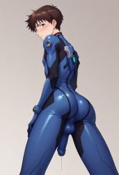 1boy ai_generated male_only neon_genesis_evangelion penis shinji_ikari