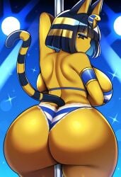 ai_generated animal_crossing ankha ankha_(animal_crossing) dan16369336 demon demon_girl female furry nintendo succubus tagme twitter_link