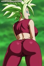 ai_generated aindroidparanoid ass ass_focus big_ass big_breasts blue_eyes breasts cameltoe cleavage dragon_ball dragon_ball_super fat_ass female female_only fight fit_female green_hair hips huge_ass huge_breasts kefla kefla_(dragon_ball) large_ass large_breasts midriff narrow_waist navel outdoors pussy slim_waist space stable_diffusion super_saiyan thick_ass thick_thighs warrior