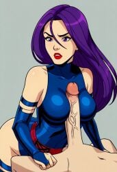 ai_generated betsy_braddock boobjob marvel marvel_comics paizuri pale-skinned_male psylocke requested titjob titjob will_of_ai x-men