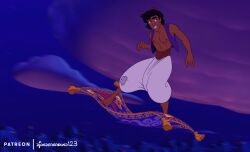 aladdin aladdin_(1992_disney_film) djunderground123 enmtoonz gay naked yaoi