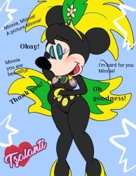 blackmercurius_(artist) breasts costume disney female furry minnie_mouse mouse nude pussy solo standing toony tzalanti_(artist)