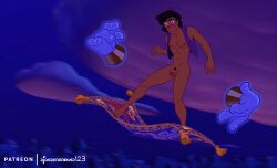 aladdin aladdin_(1992_disney_film) djunderground123 gay naked nsfw yaoi