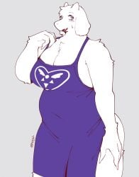 1girls apron ass breasts cleavage female furry miz7xf tagme toriel undertale