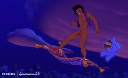 aladdin aladdin_(1992_disney_film) djunderground123 enmtoonz gay naked yaoi