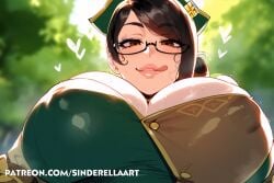 ai_generated ass_bigger_than_head big_butt breasts breasts capcom female guildmarm_(monster_hunter) huge_ass huge_breasts large_ass monster_hunter monster_hunter_4 patreon patreon_url patreon_username sinderellaart tease teasing thiccwithaq_(ai_style) thick voluptuous voluptuous_female