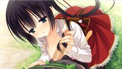 amagiri_yune amairo_islenauts game_cg muririn yuzusoft