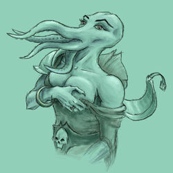 female mind flayer from dungeons and dragons
