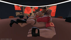 2boys 3d canon_couple cute gay giddy happy happy_sex heavy_(team_fortress_2) heavy_weapons_guy human human_male human_only love lovers loving_couple male male_only medic medic_(team_fortress_2) romantic romantic_couple source_filmmaker team_fortress_2 wholesome yaoi